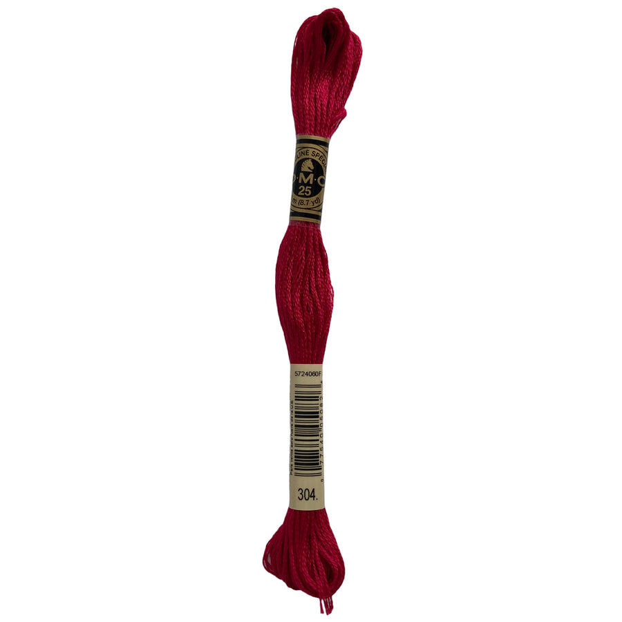 Hilo para Bordar DMC Mouliné Spécial - 304 - Rojo