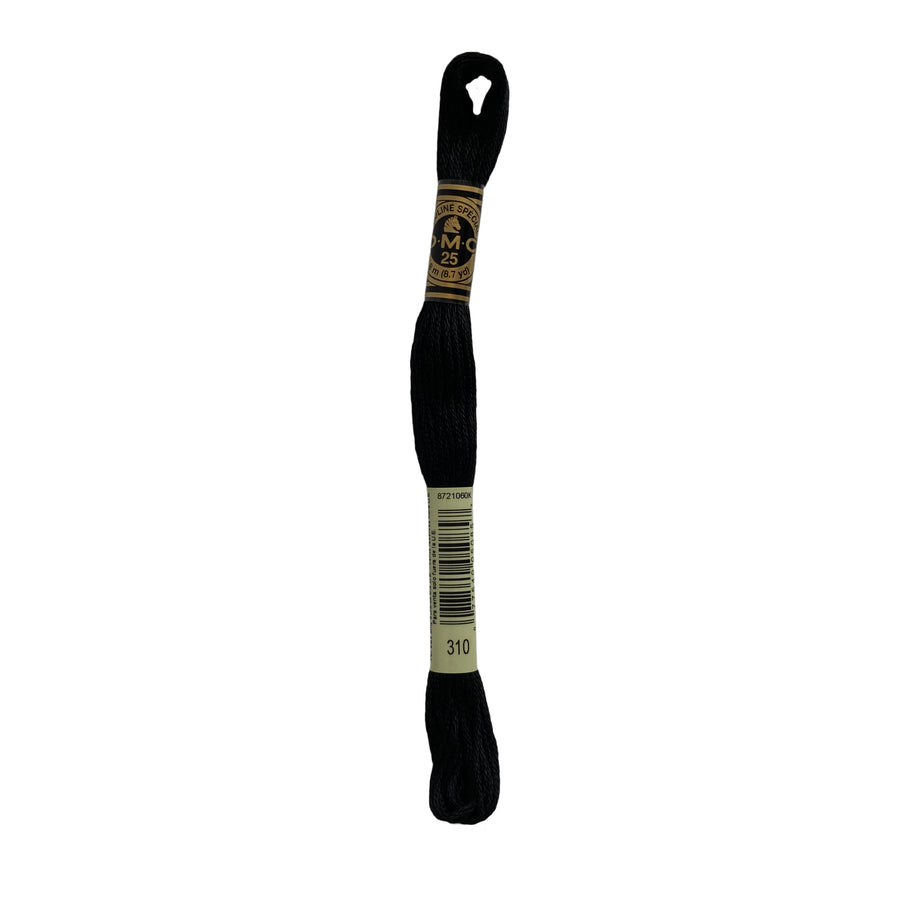 Hilo para Bordar DMC Mouliné Spécial - 310 - Negro