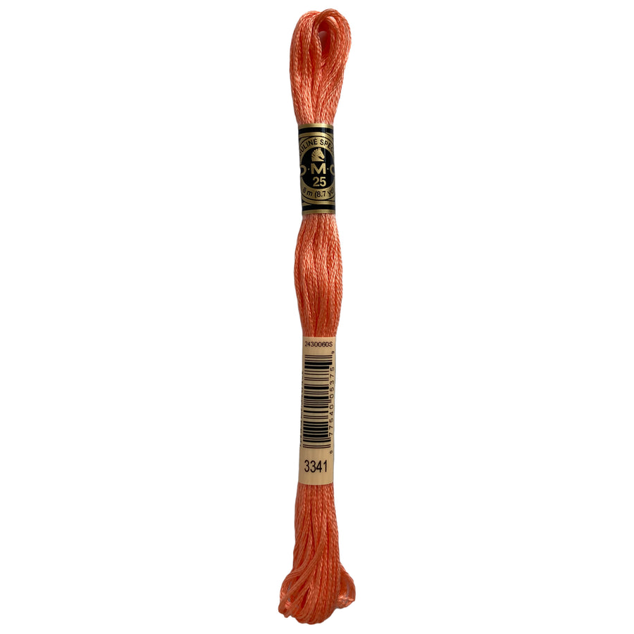 Hilo para Bordar DMC Mouliné Spécial - 3341 - Naranja