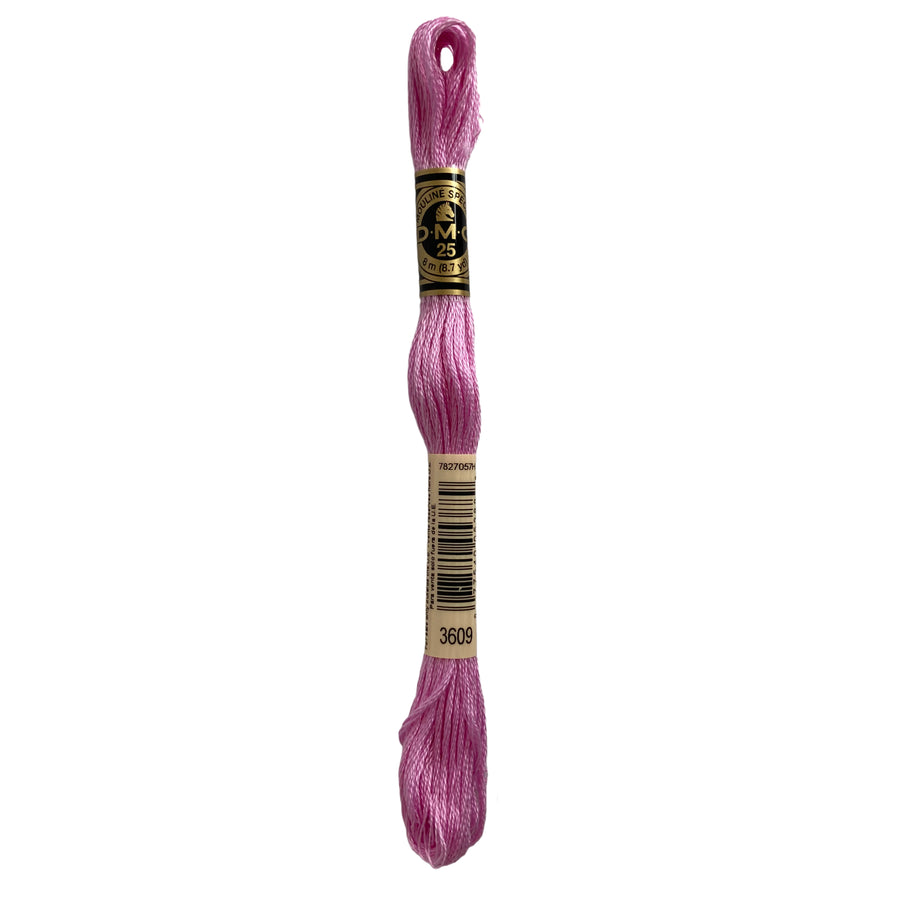 Hilo para Bordar DMC Mouliné Spécial - 3609 - Rosado