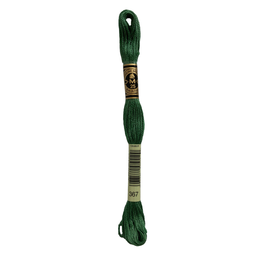 Hilo para Bordar DMC Mouliné Spécial - 367 - Verde