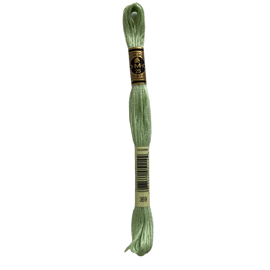 Hilo para Bordar DMC Mouliné Spécial - 369 - Verde Claro
