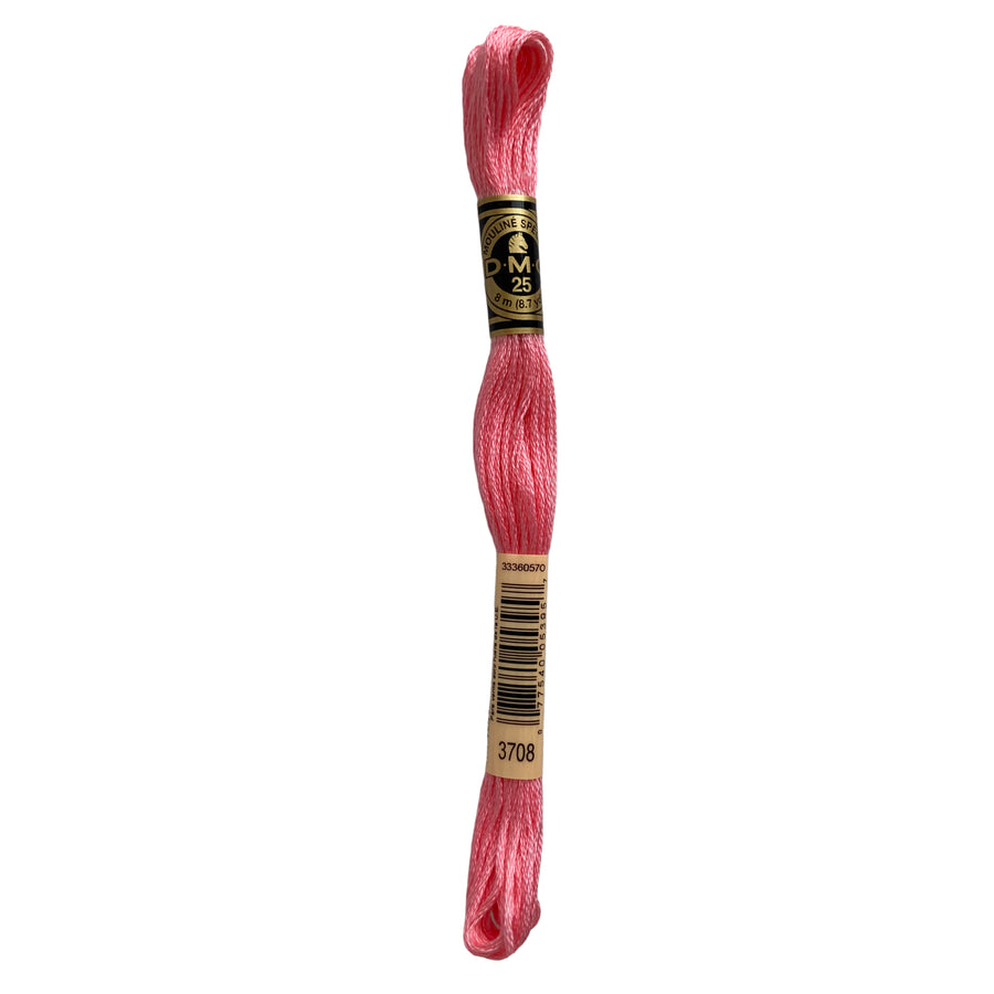 Hilo para Bordar DMC Mouliné Spécial - 3708 - Rosado