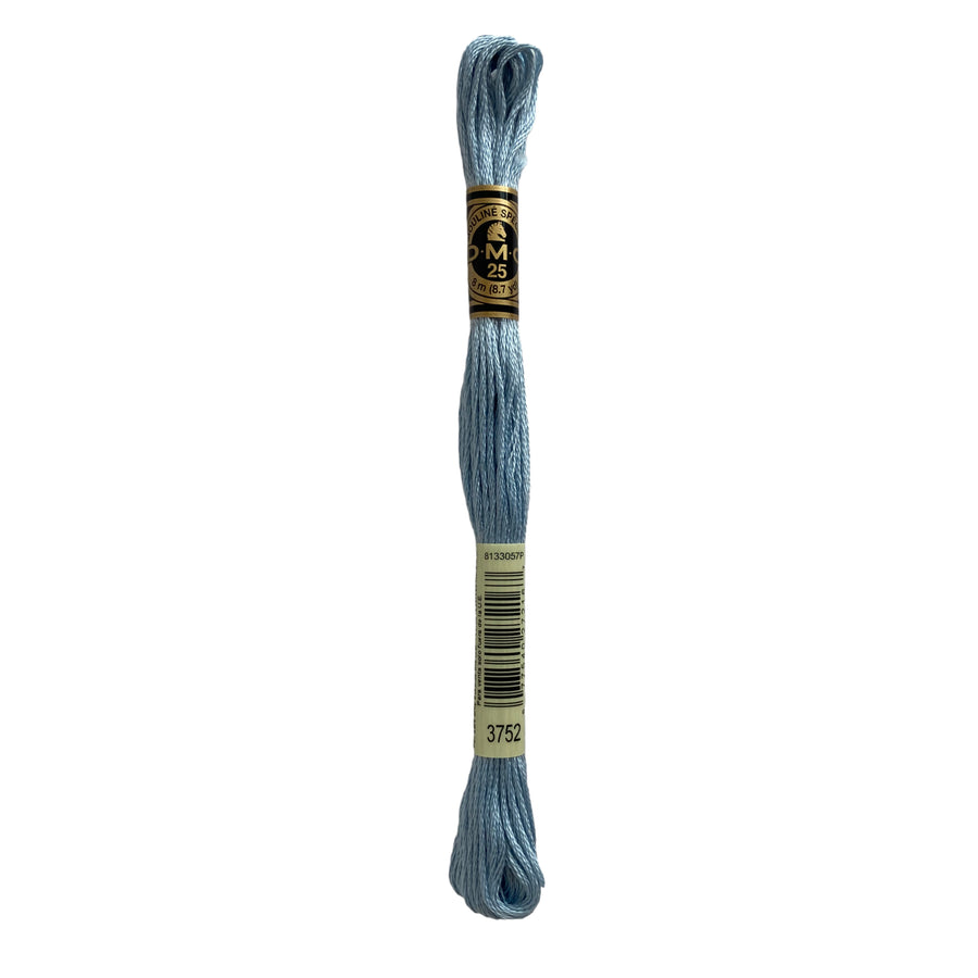 Hilo para Bordar DMC Mouliné Spécial - 3752 - Azul Claro