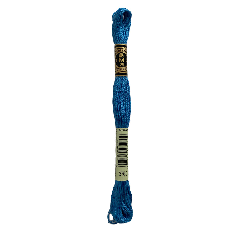 Hilo para Bordar DMC Mouliné Spécial - 3760 - Azul