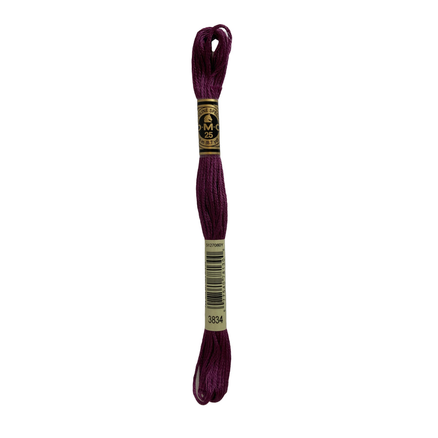 Hilo para Bordar DMC Mouliné Spécial - 3834 - Morado