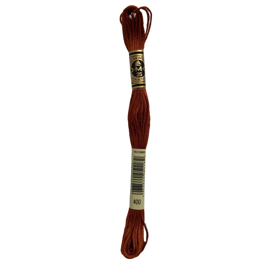 Hilo para Bordar DMC Mouliné Spécial - 400 - Terracota