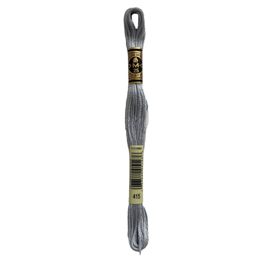 Hilo para Bordar DMC Mouliné Spécial - 415 - Gris Claro