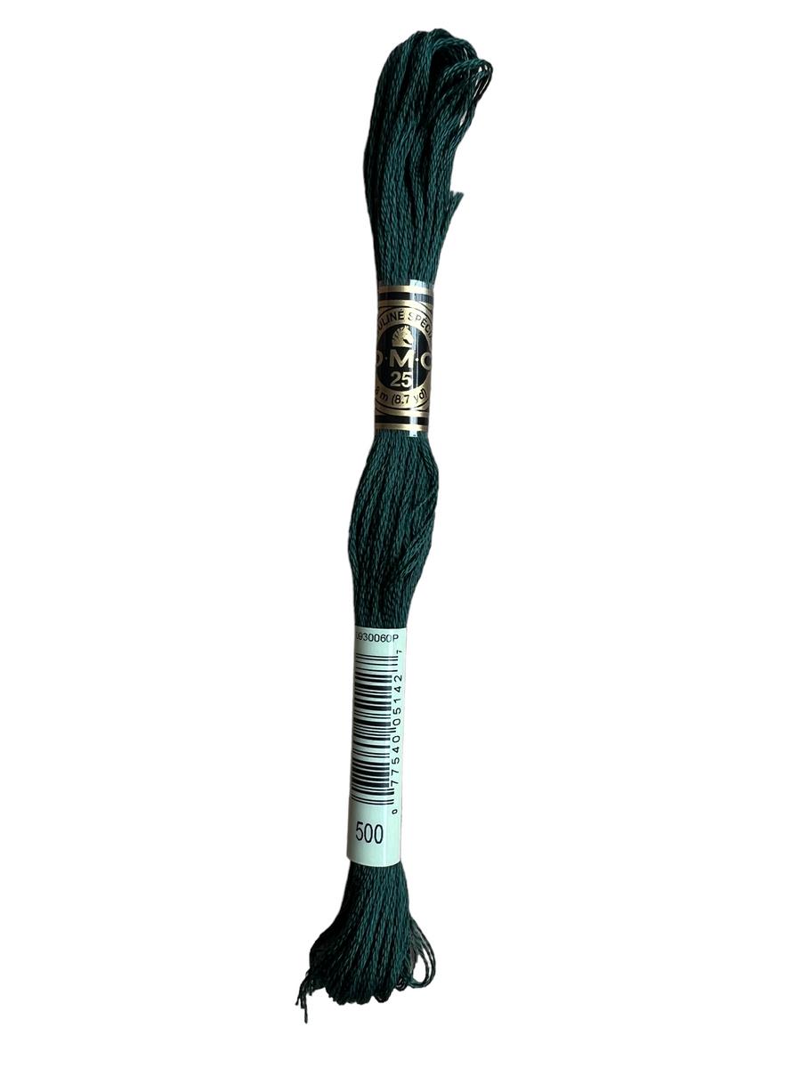 Hilo para Bordar DMC Mouliné Spécial - 500 - Verde