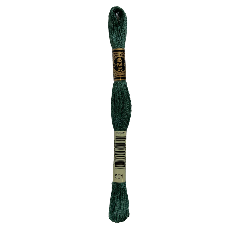 Hilo para Bordar DMC Mouliné Spécial - 501 - Verde