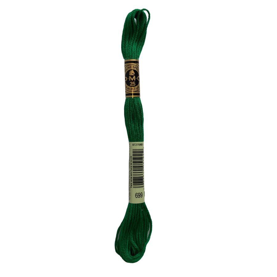 Hilo para Bordar DMC Mouliné Spécial - 699 - Verde