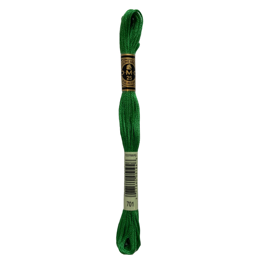 Hilo para Bordar DMC Mouliné Spécial - 701 - Verde