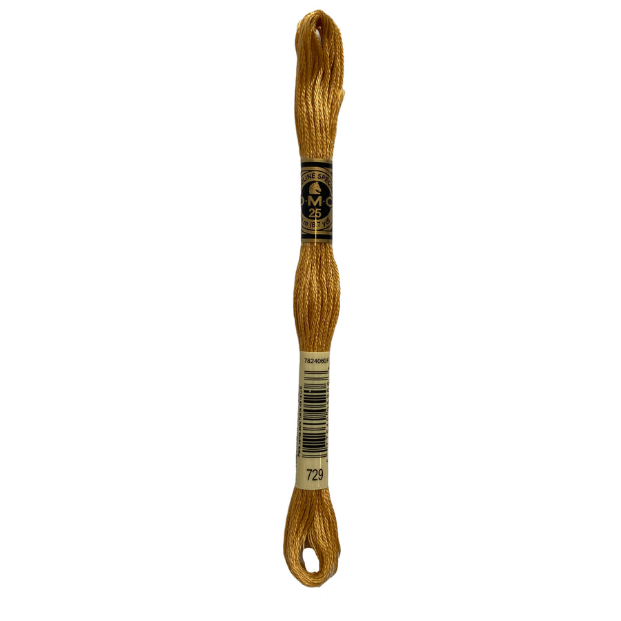 Hilo para Bordar DMC Mouliné Spécial - 729 - Ocre