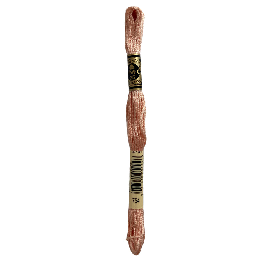 Hilo para Bordar DMC Mouliné Spécial - 754 - Palo de Rosa