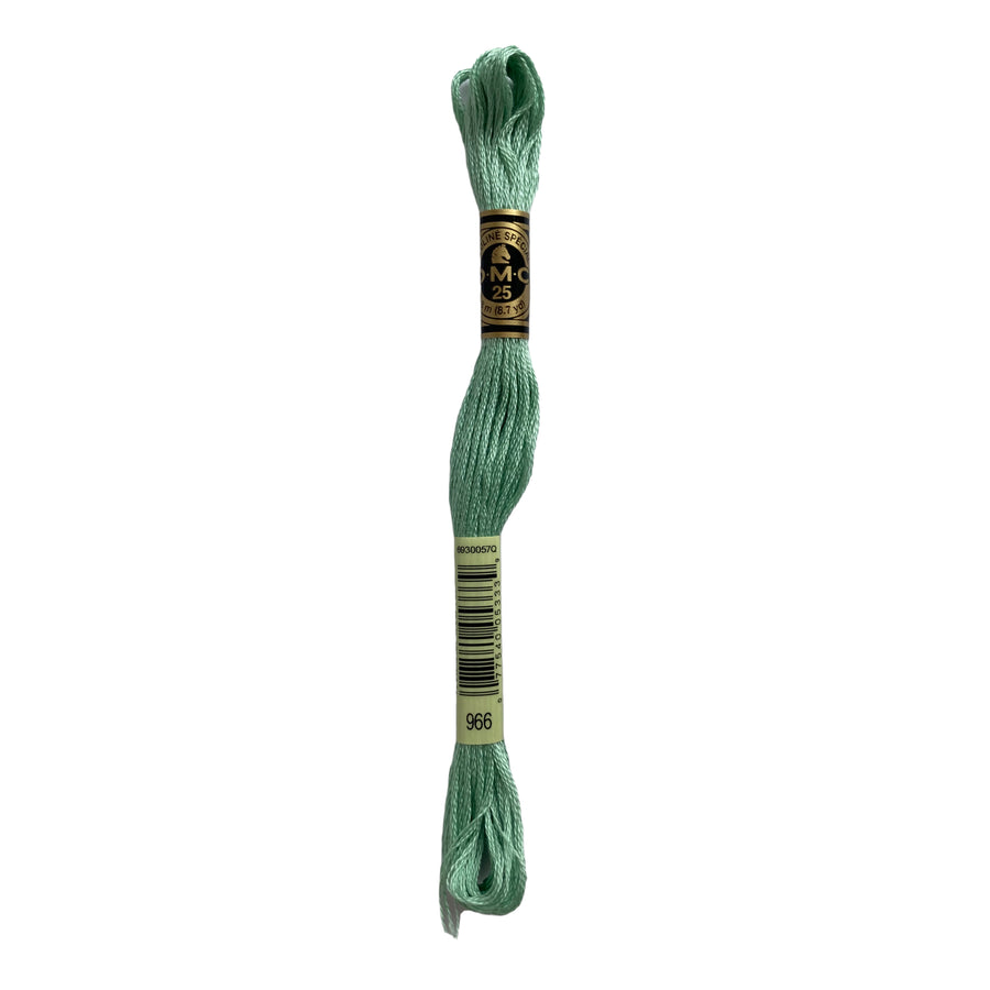 Hilo para Bordar DMC Mouliné Spécial - 966 - Verde