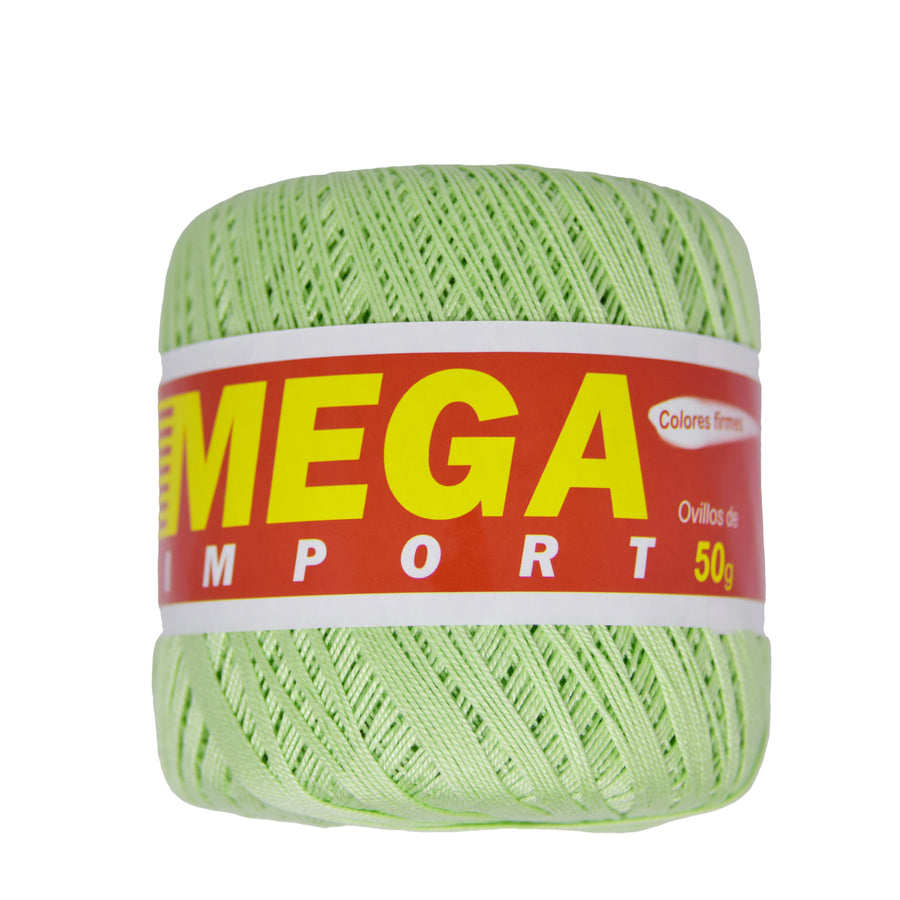 Hilo Crochet Mega Verde Manzana # 5487