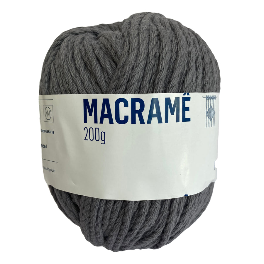 Hilo Pingouin Macrame Gris #1815