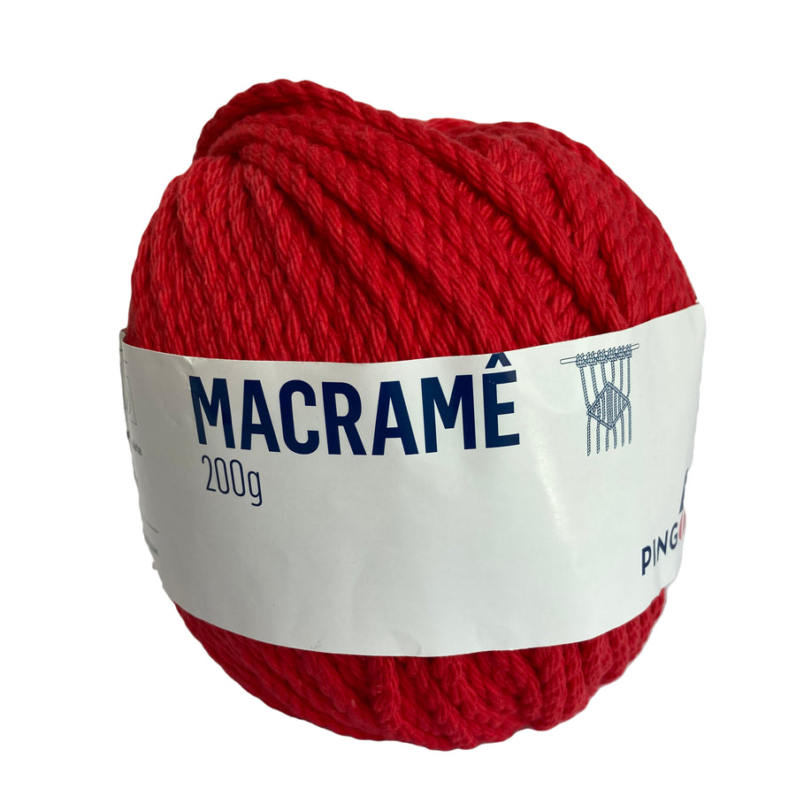 Hilo Pingouin Macrame Rojo #314