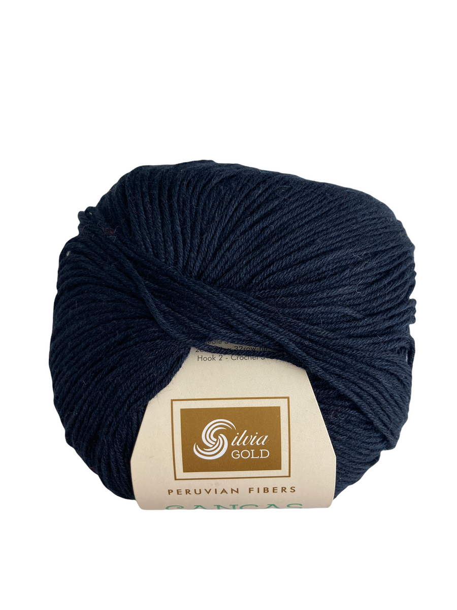 Hilo Silvia Gold Cancas Azul Oscuro # 9839