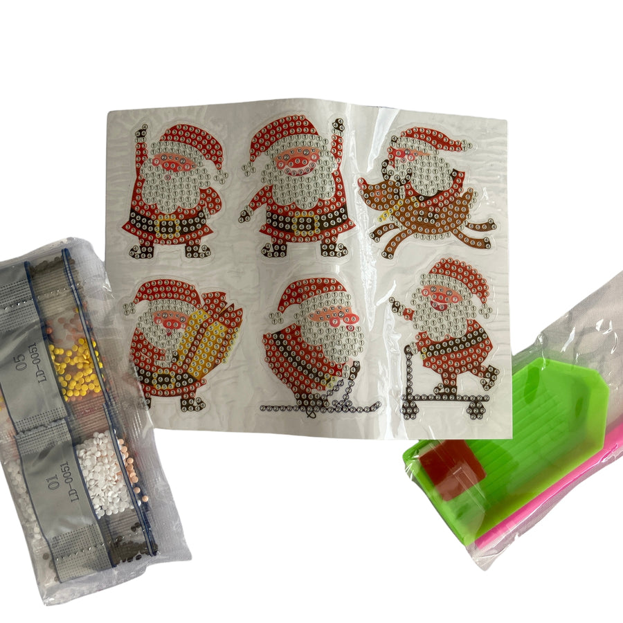 Kit de Pintura con Diamantes 5D - Diamond Paint - Santa Claus - LD-00051