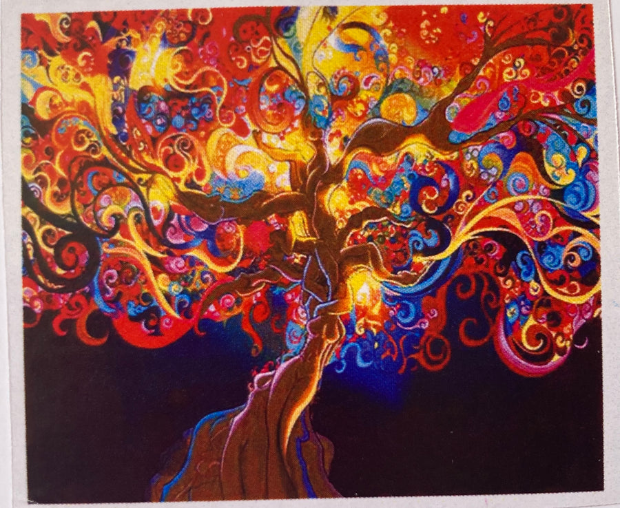Kit de Pintura con Diamantes 5D - Diamond Paint - Arbol Colores - 30 x 40 cms
