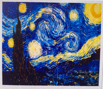 Kit de Pintura con Diamantes 5D - Diamond Paint - Noche Estrellada - 30 x 40 cms