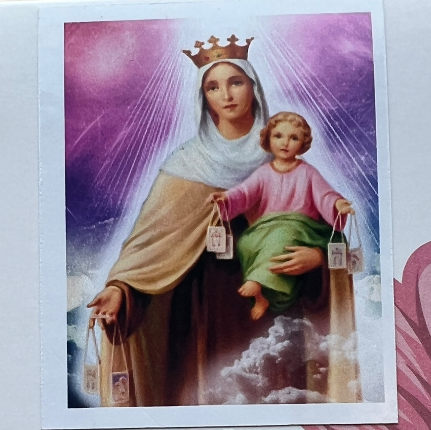 Kit de Pintura con Diamantes 5D - Diamond Paint - Virgen del Carmen - 30 x 40 cms