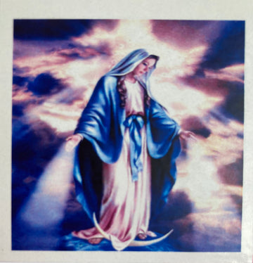 Kit de Pintura con Diamantes 5D - Diamond Paint - Virgen Milagrosa - 30 x 40 cms