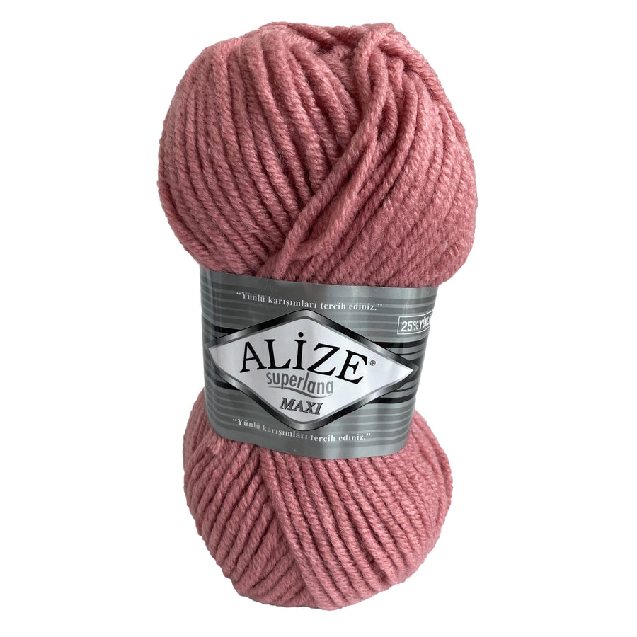 Alize Super Lana Maxi Palo de Rosa #204