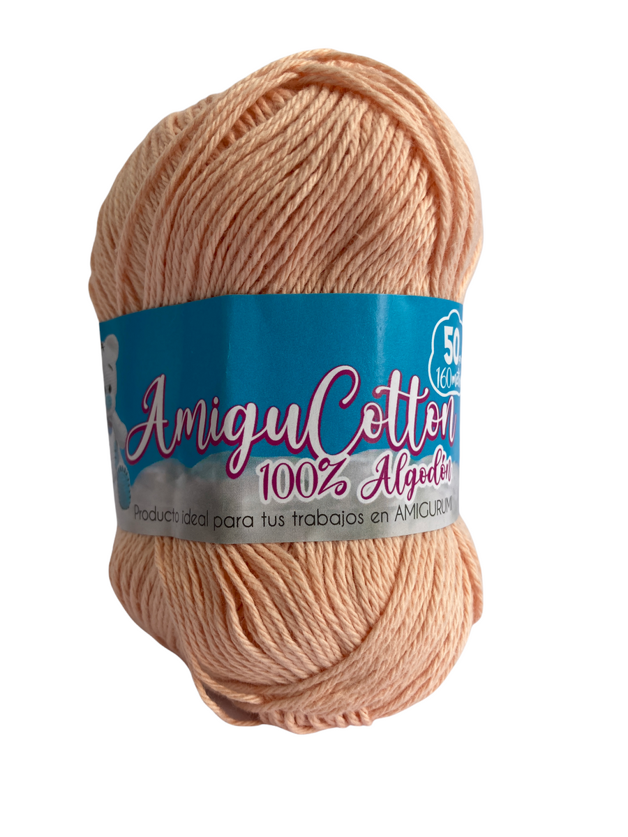 Hilo Grapa Amigucotton Unicolor Curuba Color Piel #12