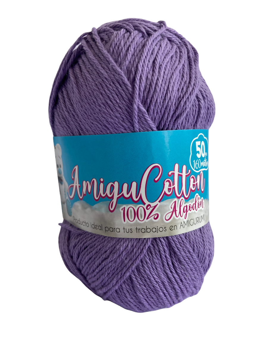 Hilo Grapa Amigucotton Unicolor Morado #17