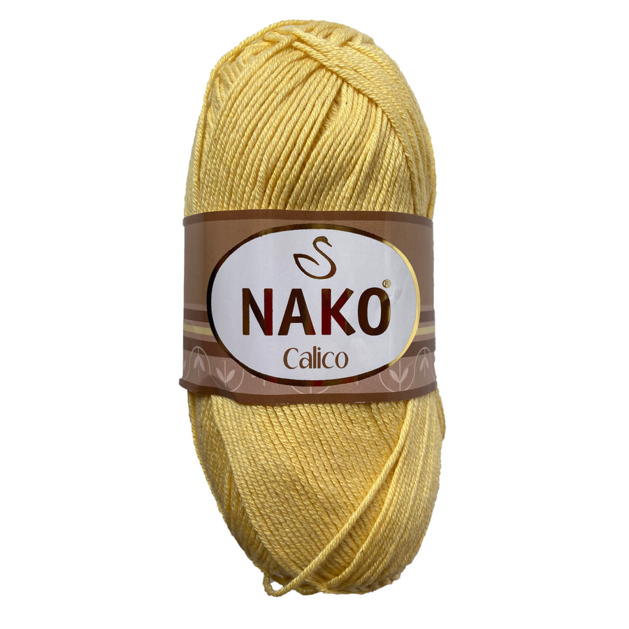 Lana Nako Calico Amarillo Claro # 4492