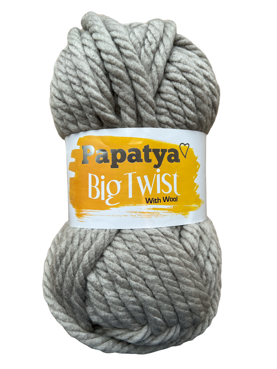 Lana Papatya Big Twist Gris Claro 2920