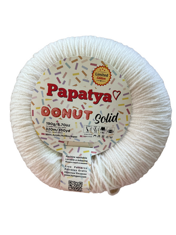 Lana Papatya Donut Solid Blanca # 110