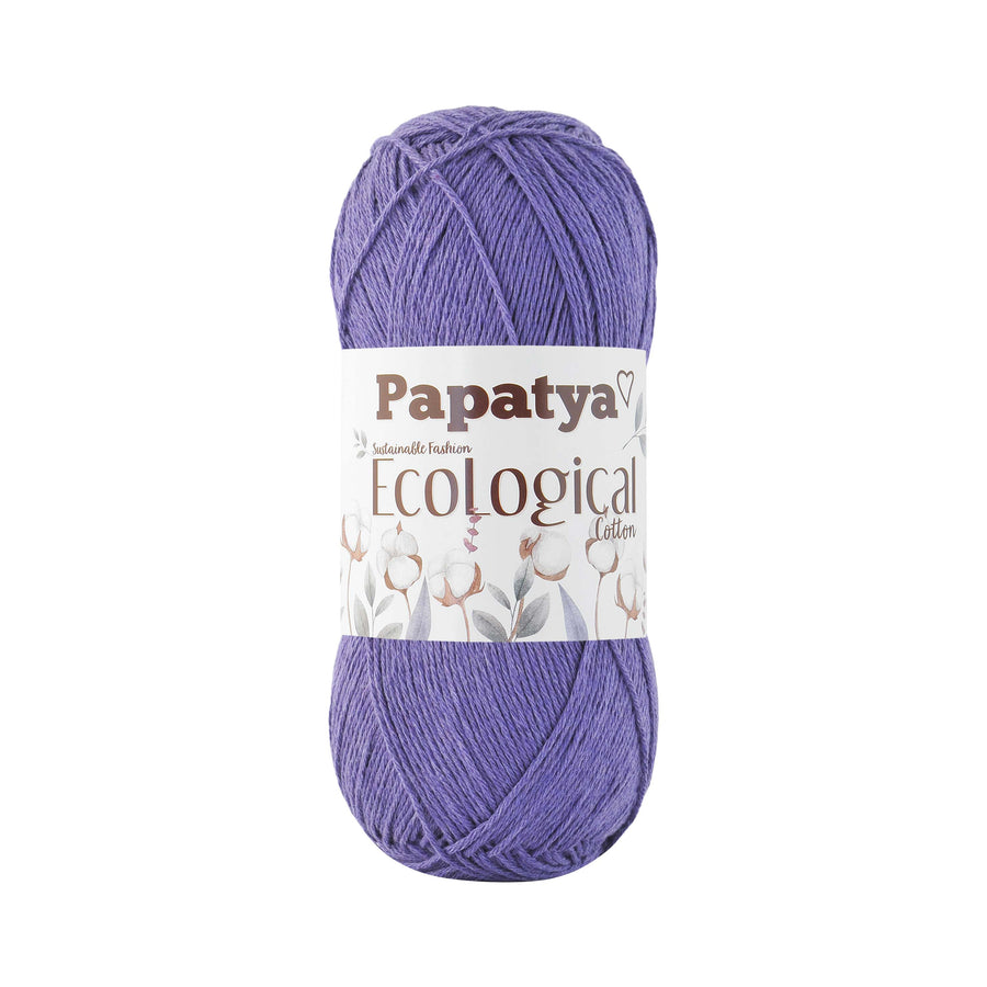 Lana Papatya Ecological Cotton # 504 Morado