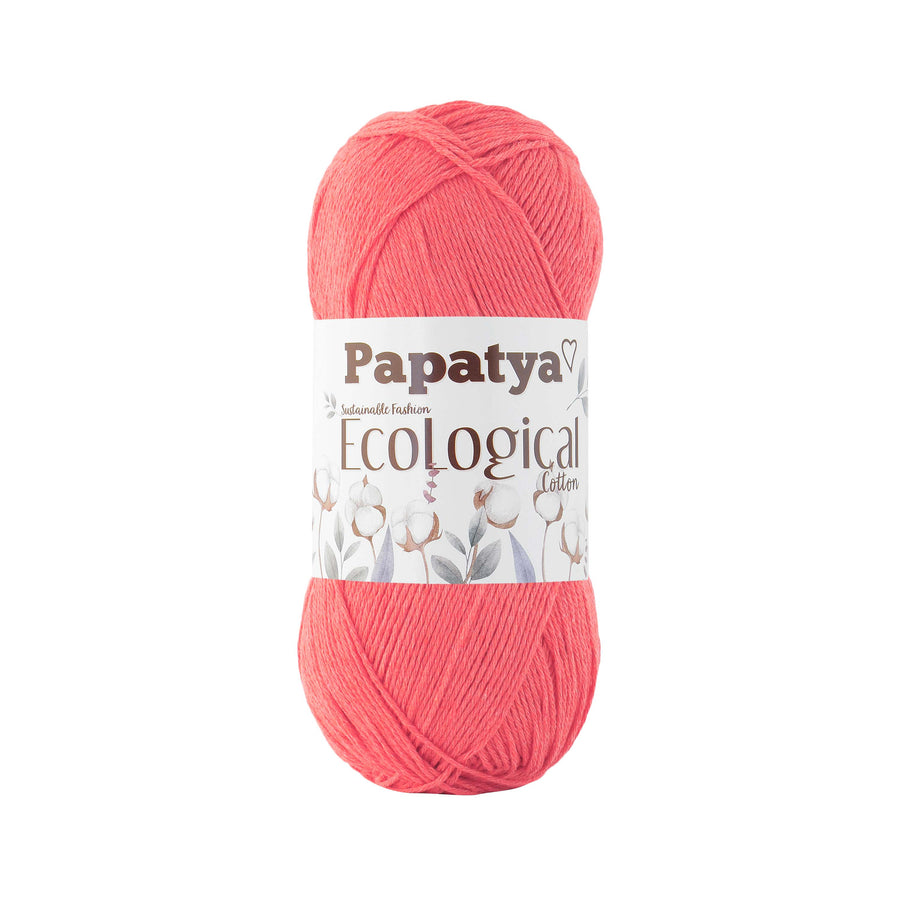 Lana Papatya Ecological Cotton # 701 Coral