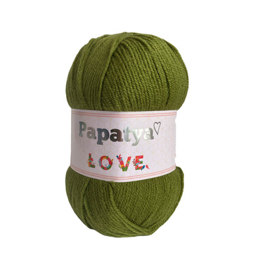 Lana Papatya Love Verde Oliva 6950