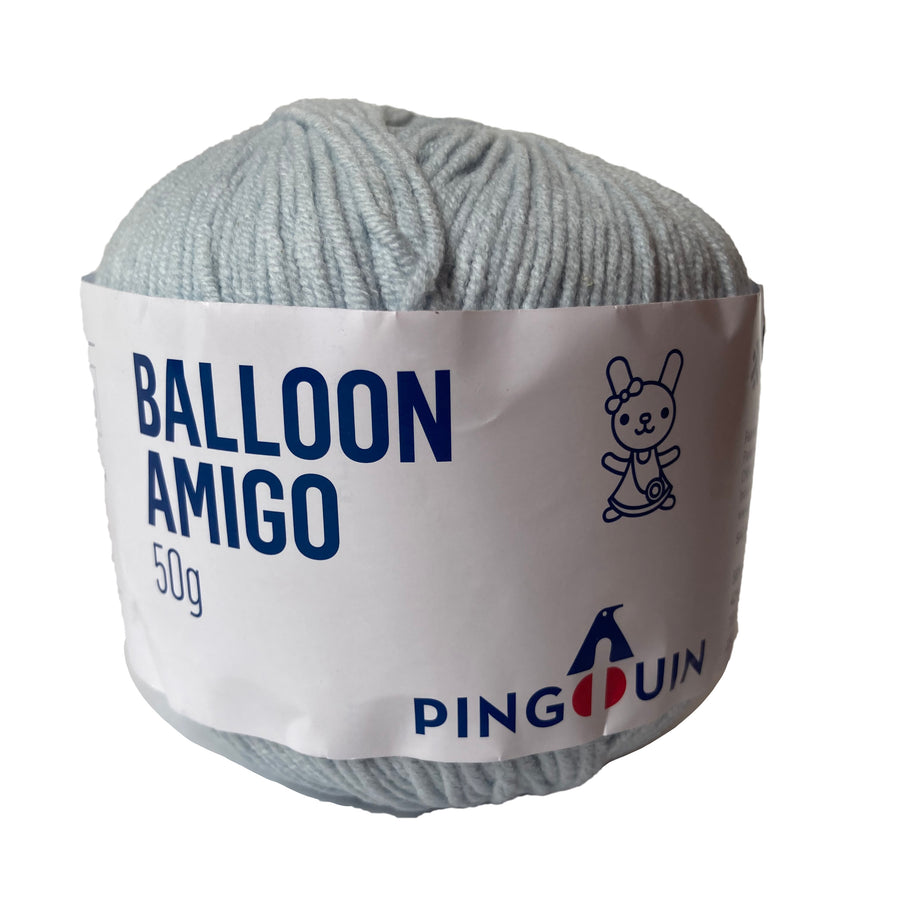 Lana Pingouin Balloon Amigo Azul Pastel # 1512