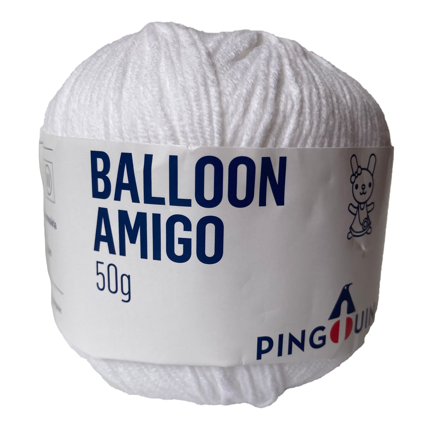 Lana Pingouin Balloon Amigo Blanco # 2