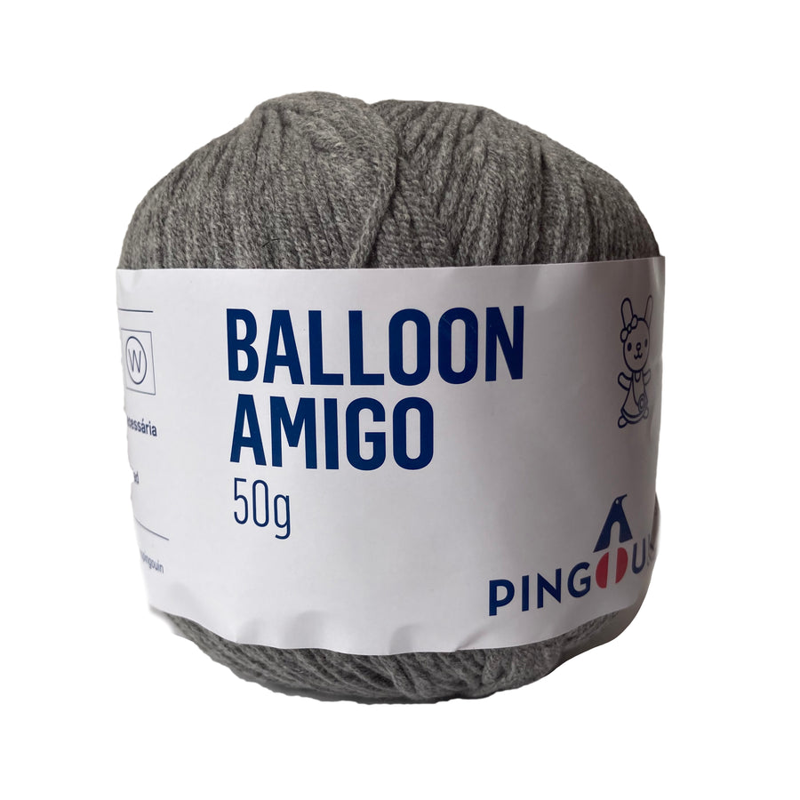 Lana Pingouin Balloon Amigo Gris Oscuro # 1538