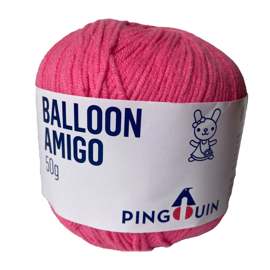 Lana Pingouin Balloon Amigo Rosado # 8380