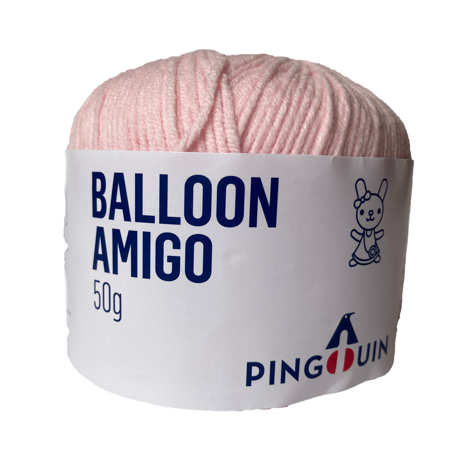Lana Pingouin Balloon Amigo Rosado Pastel # 4301
