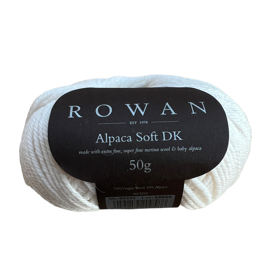 Lana Rowan Alpaca Soft DK Blanco # 201