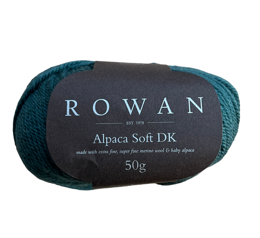 Lana Rowan Alpaca Soft DK Verde Oscuro # 214