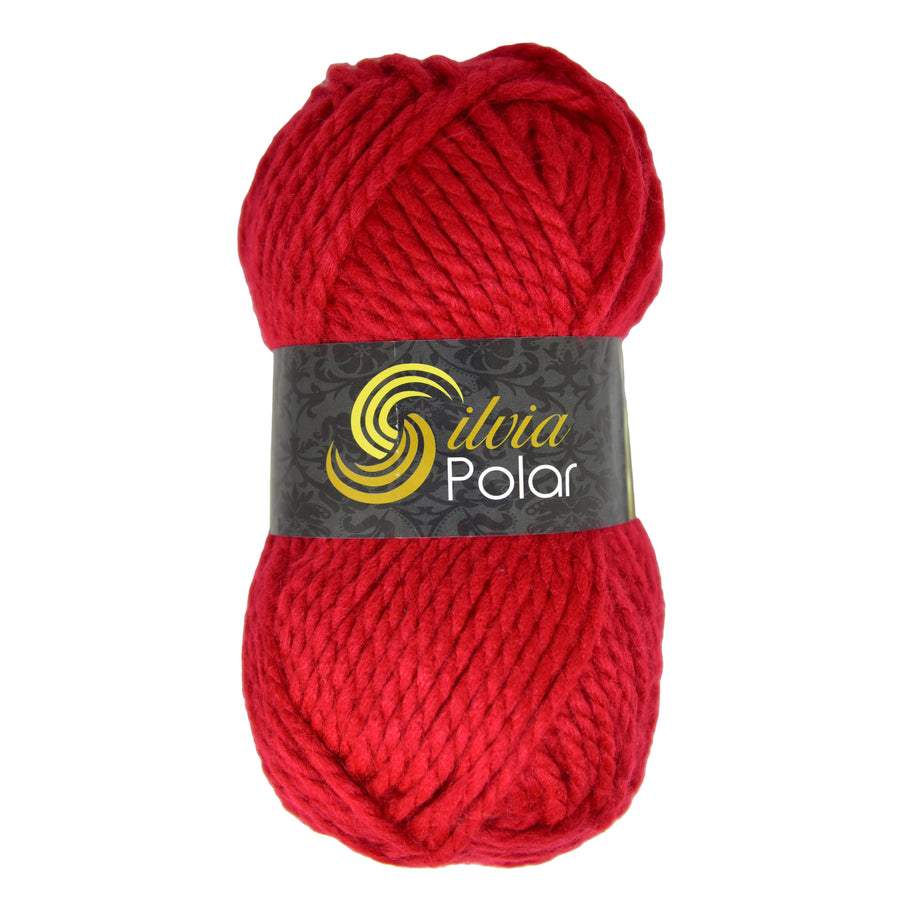 Lana Silvia Polar Rojo #610