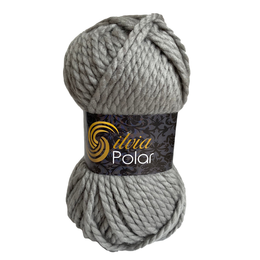 Lana Silvia Polar Gris Claro #4023