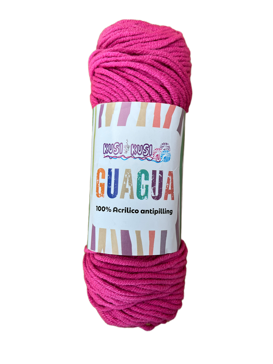 Lana Kusi Kusi GuaGua Rosado Fuerte # 1127