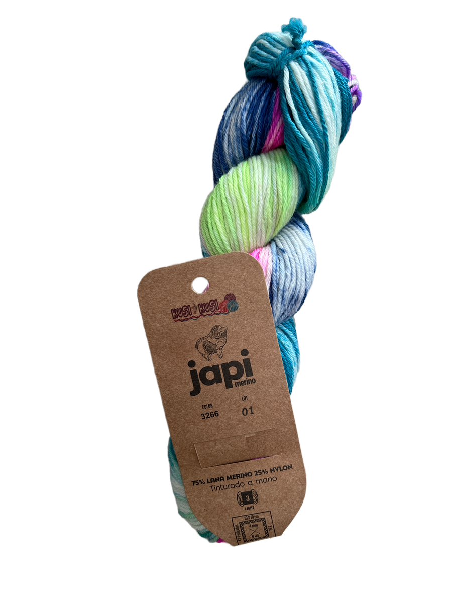 Lana Kusi Kusi Japi Merino Matizada Neon # 3266