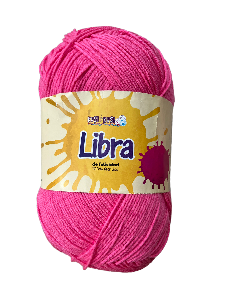 Lanas Kusi Kusi Libra de Felicidad Fucsia # 271580