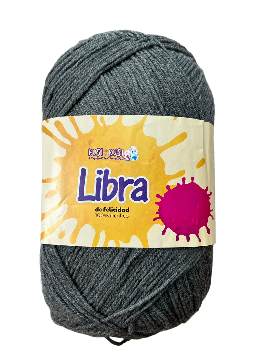 Lana Kusi Kusi Libra de Felicidad Gris Oscuro # 650360